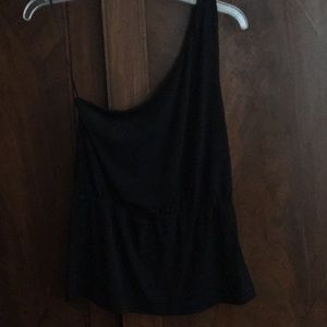 Banana Republic one shoulder shirt